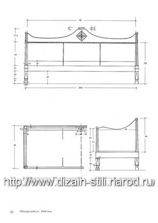 Models of furniture  Russian work_033