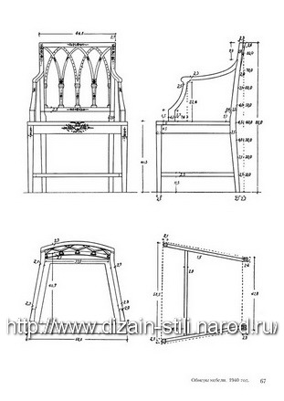 Models of furniture  Russian work_056