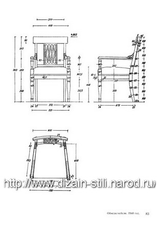 Models of furniture  Russian work_072
