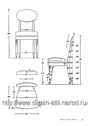 Models of furniture  Russian work_076