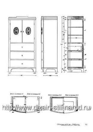 Models of furniture  Russian work_084